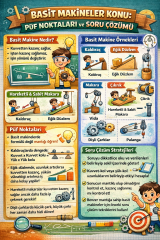 BASİT MAKİNELER KONU PÜF NOKTALARI VE SORU ÇÖZÜMÜ