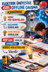Elektrik Yükleri ve Elektrik Enerjisi ( 8.sınıf  LGS )